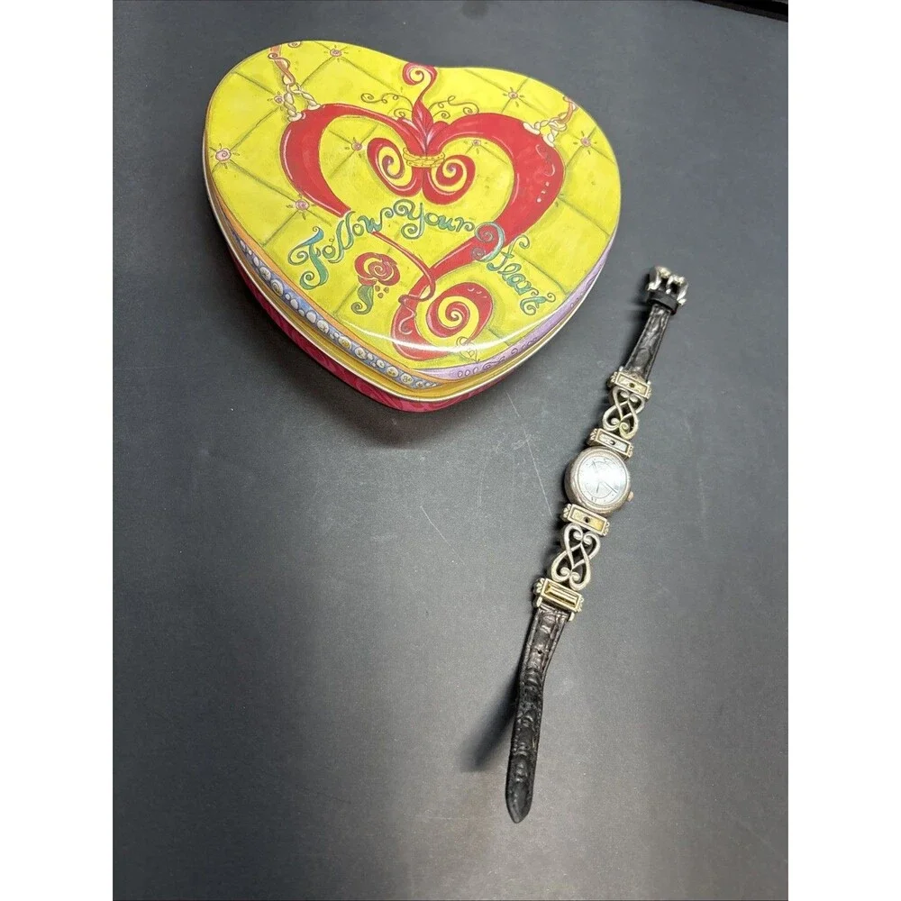 Vintage Brighton Champagne Watch Leather Band